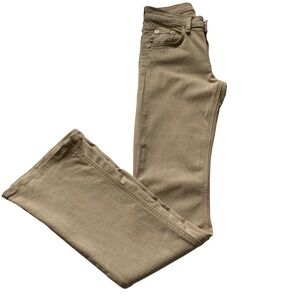 rag & bone Women's  Elephant Bell Tan Flare Jean. 25x30" Size 25